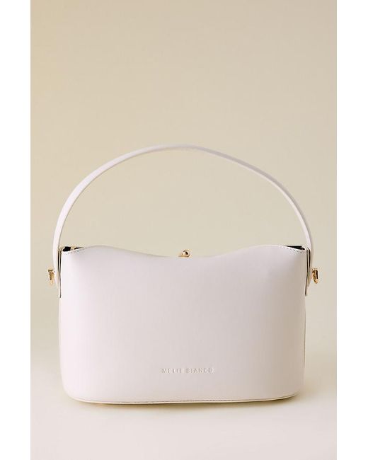 Melie Bianco Natural Lana Faux-Leather Shoulder Bag