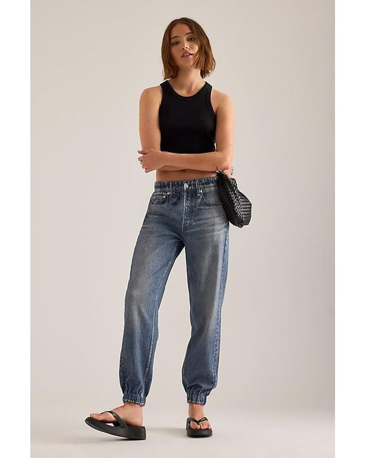 Rag & Bone Blue Miramar Terry Joggers