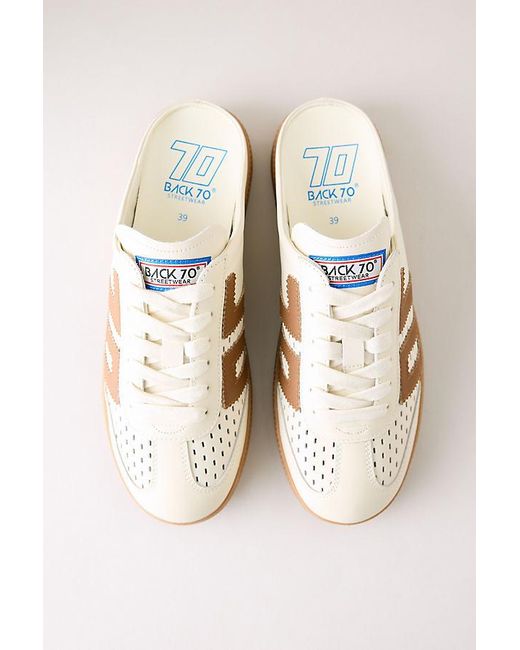 Back 70 Natural Easter Backless Mule Trainers