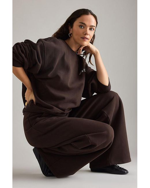 4th & Reckless Blue Fillipa Wide-Leg Joggers