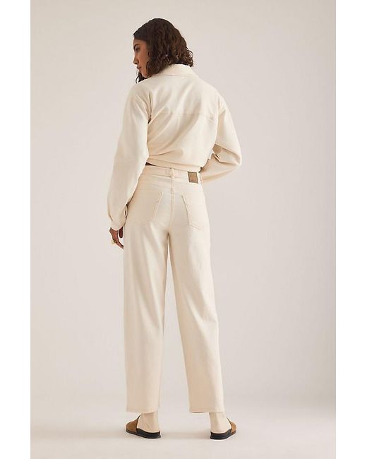 SELECTED Natural Ebba High-Rise Barrel Jeans
