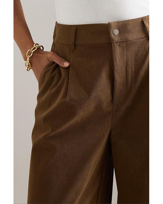 Varley Natural Rocio Corduroy Wide-Leg Trousers