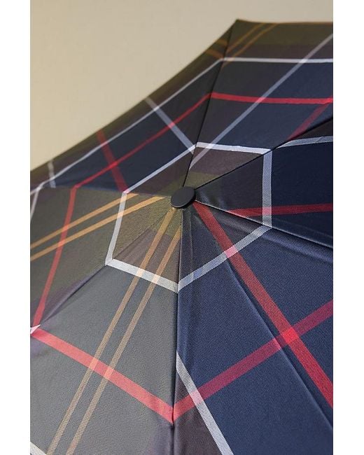 Barbour Natural Tartan Mini Umbrella