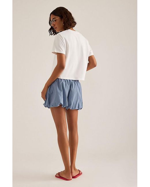 By Anthropologie White Chérie Graphic Boxy T-Shirt