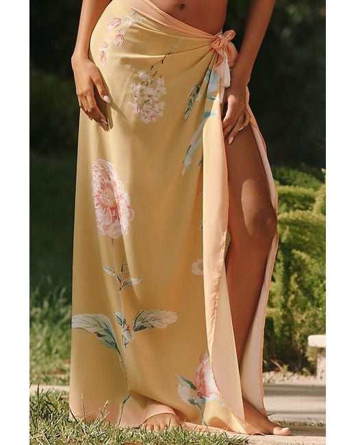 MALAI Green Musk Tassel Sarong