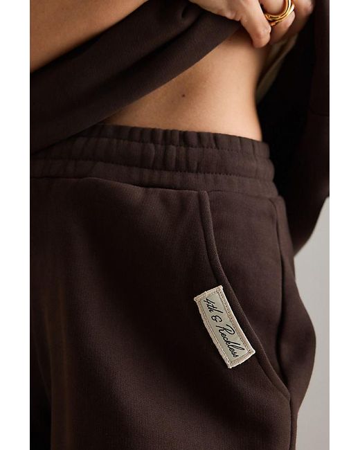 4th & Reckless Blue Fillipa Wide-Leg Joggers