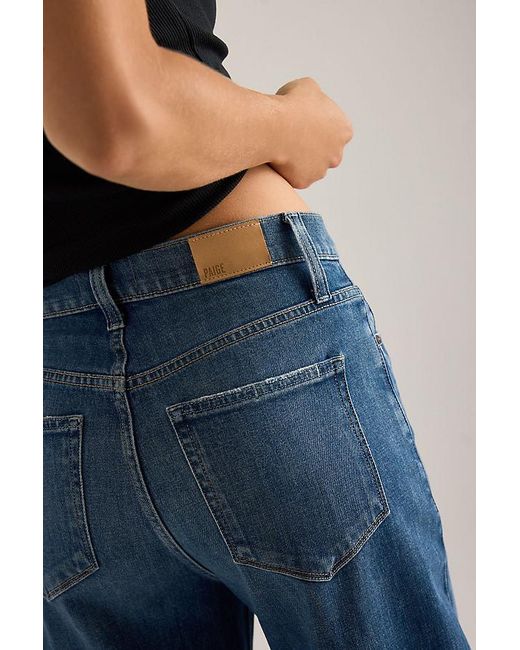 PAIGE Blue Ariella Ankle Barrel Jeans
