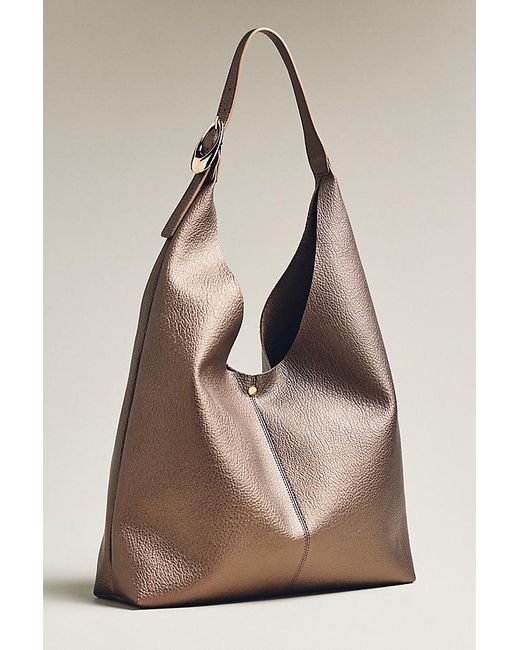 By Anthropologie Pink The Love Knot Slouchy Bag: Buckle Edition