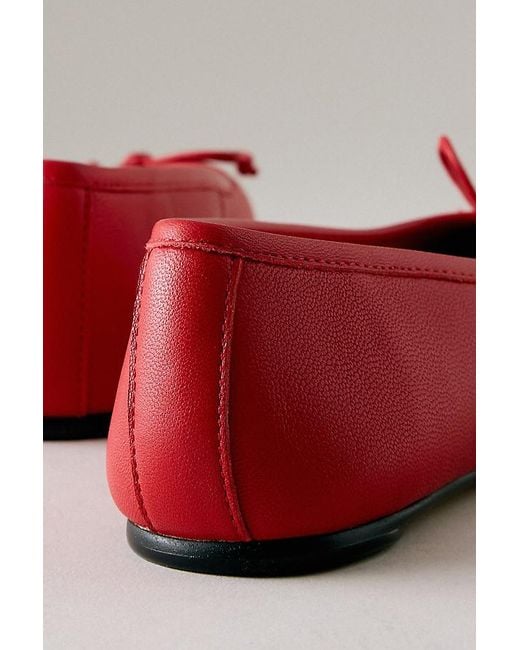 Matisse Red Mason Split-Toe Ballet Flats
