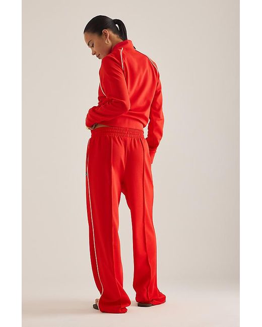 Fila Red Marina Wide-Leg Track Pants
