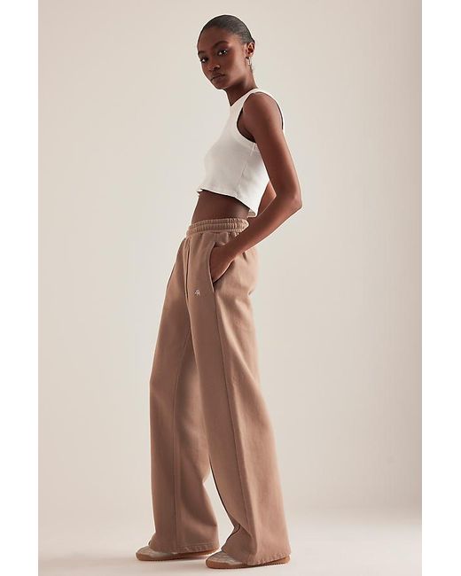 4th & Reckless Natural Fergie Wide-Leg Pintuck Joggers