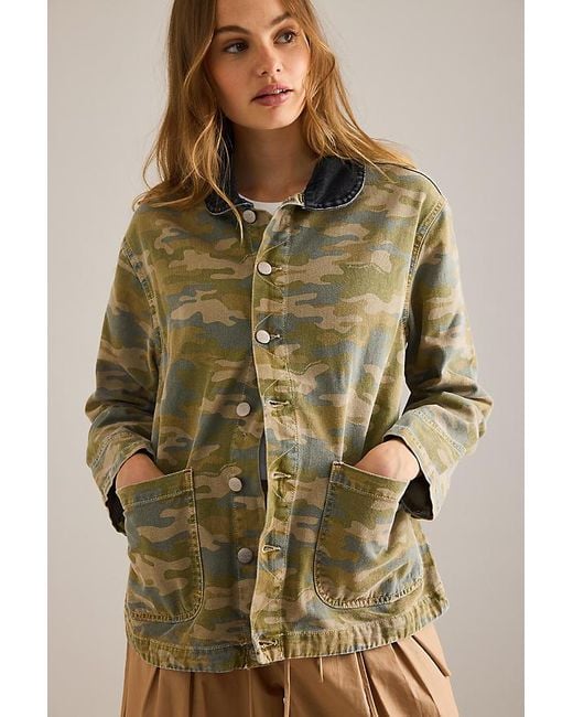 Damson Madder Brown Francis Camo Jacket