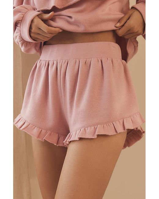 By Anthropologie Micro Lounge Shorts in Pink Lyst UK