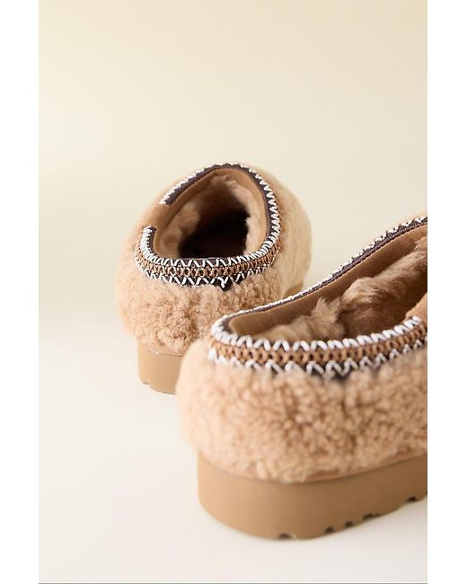 Ugg Natural Tasman Maxi Curly Slippers