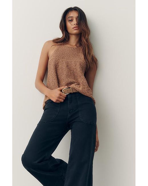 Pilcro Blue The Rylan High-Rise Flare Jeans By
