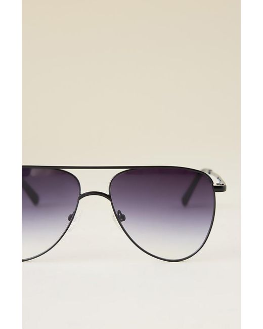 Le Specs Natural The Duke Aviator Sunglasses
