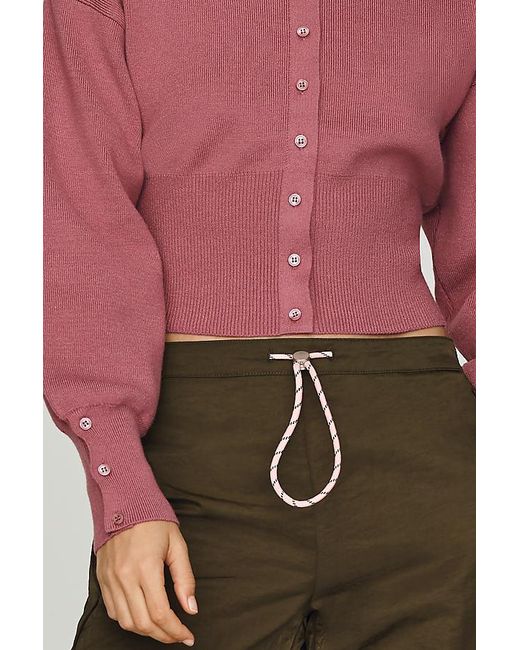 Daily Practice Pink Everyday Crew-Neck Cardigan