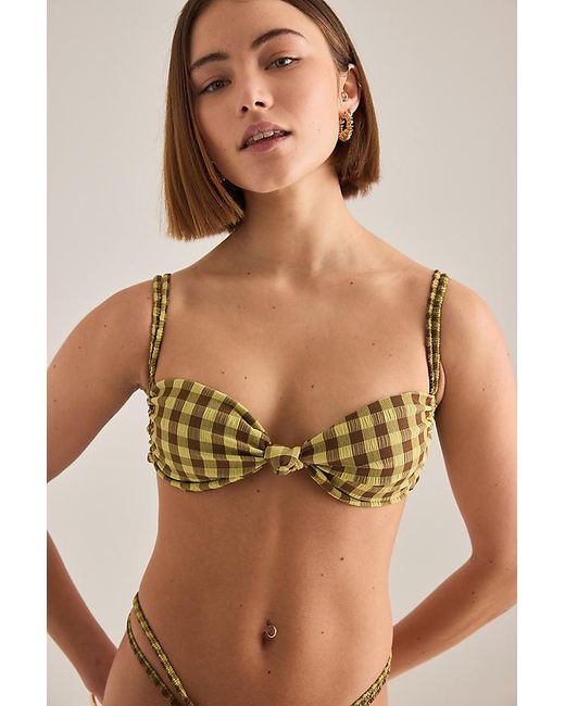 Wild Lovers Green Cabana Bikini Top