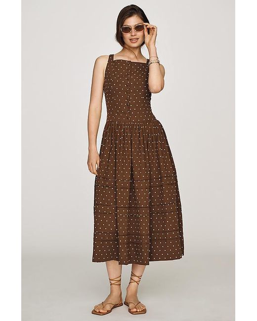 En Saison Brown Stella Midi Dress
