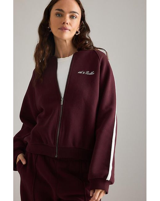 4th & Reckless Red Anna Maria Zip Bomber Jacket