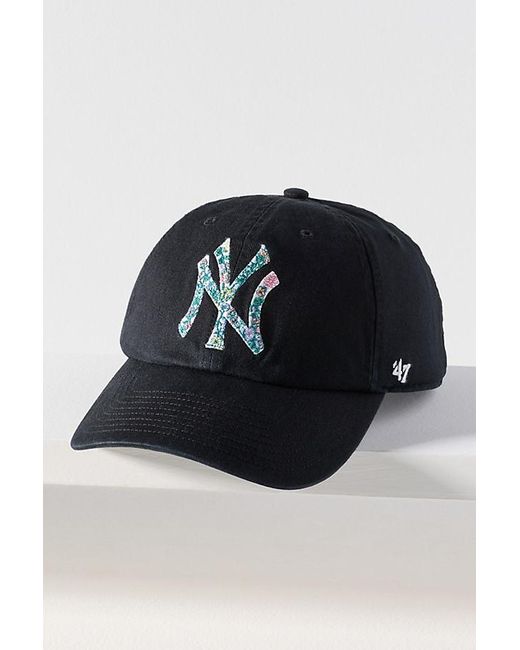 '47 Black Floral Logo Baseball Cap