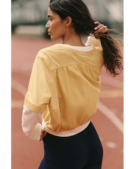 Daily Practice Black Coin Toss Crop Top