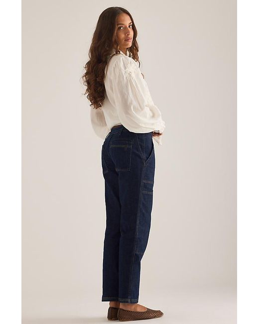 Pilcro Gray The Wanderer Mid-Rise Relaxed Jeans By