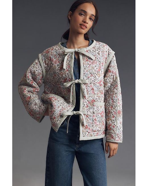 Forever That Girl Gray Convertible Quilted Jacket