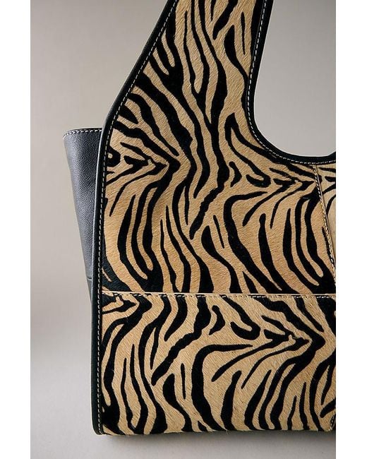 By Anthropologie Black The Utilia Contrast Tote Bag