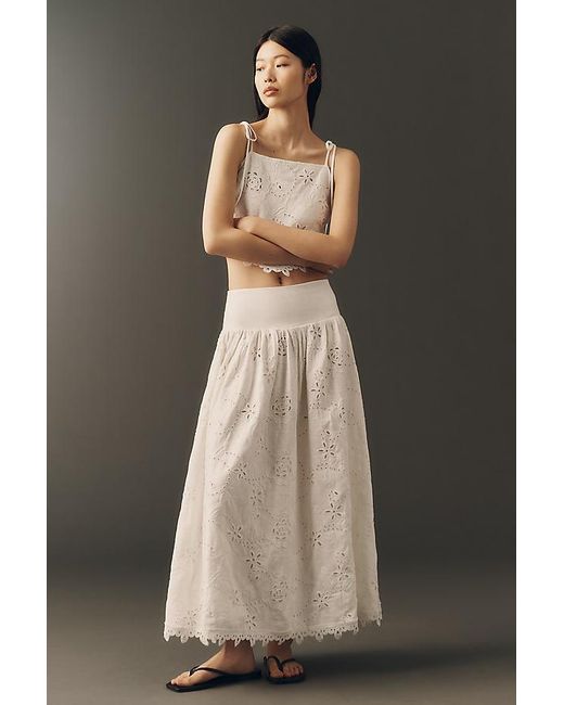 En Saison Brown Analise Maxi Skirt