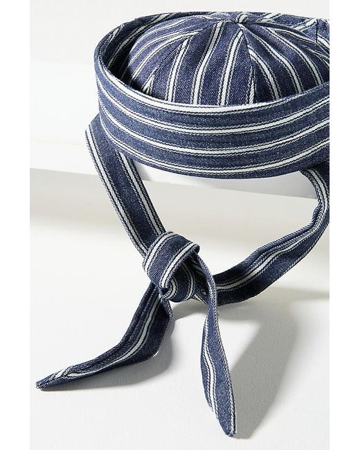 By Anthropologie Brown Tie Sailor Hat