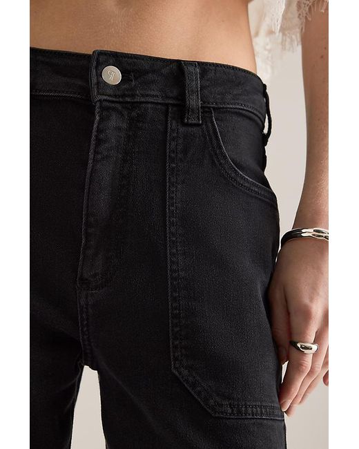 Pilcro Blue The Rylan High-Rise Flare Jeans By