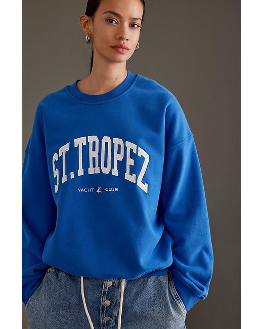 4th & Reckless Blue St. Tropez Sweatshirt