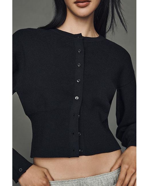 Daily Practice Black Everyday Crew-Neck Cardigan