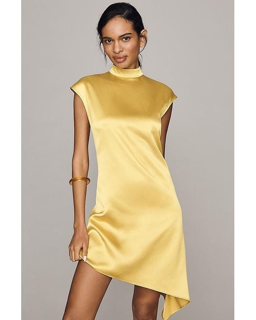 Mare Mare Metallic Asymmetrical Mini Dress