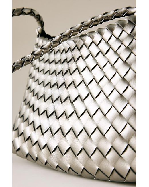 By Anthropologie Natural Calla Woven Shoulder Bag