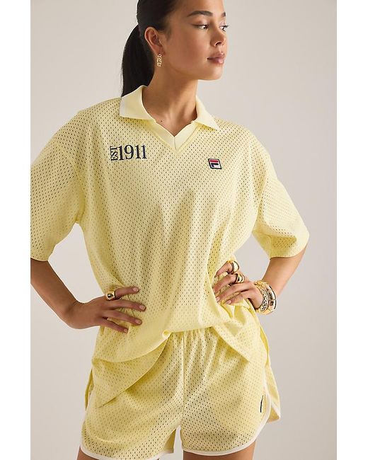 Fila Yellow Vernazza Football Top