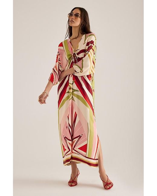 Never Fully Dressed Pink Cirque Toria Maxi Dress