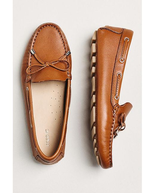 Maeve Brown Bow Driving Moccasins