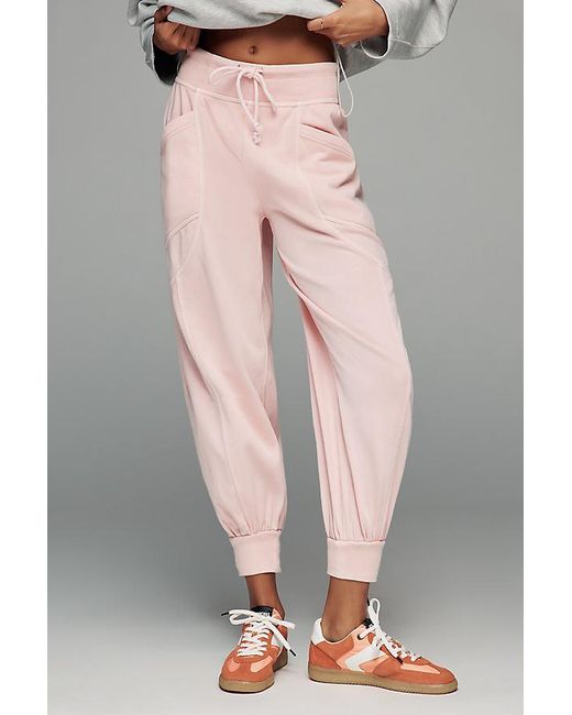 Daily Practice Gray Easygoing Capri Drawstring Joggers