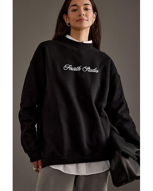 4th & Reckless Black Studio Sweatshirt