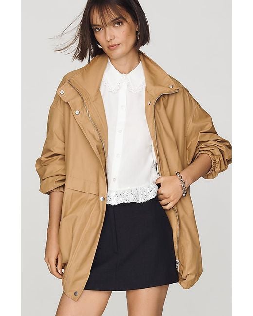 Maeve Natural Oversized Lightweight Jacket