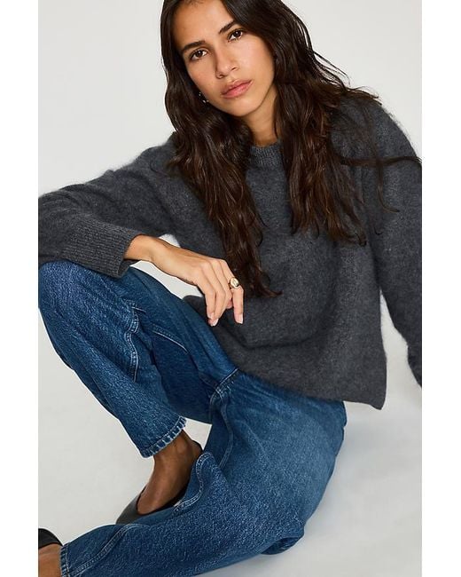 ALIGNE Blue Wren Barrel-Leg Jeans