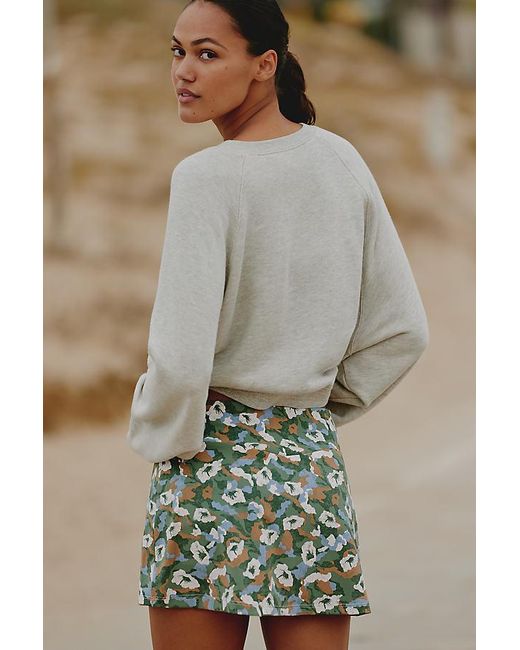 Daily Practice Green Performance Mini Skirt