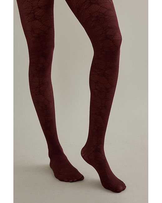 Swedish Stockings Brown Alba Ginkgo Tights
