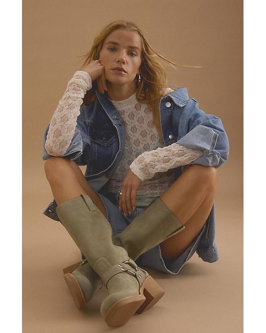 Jeffrey Campbell Gray Reflection Boots