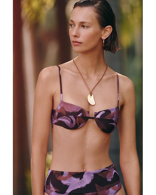 MALAI Brown Tori Bikini Top