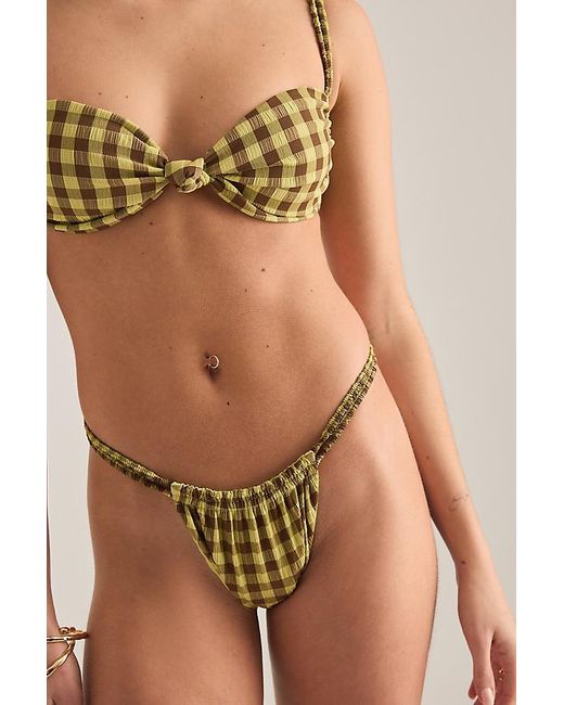 Wild Lovers Brown Cabana Bikini Bottoms