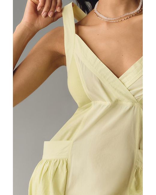 Daily Practice by Anthropologie Green Island Sleeveless Maxi Dress