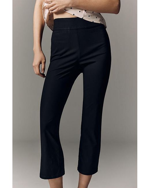 Maeve Gray Pull-On Capri Pants